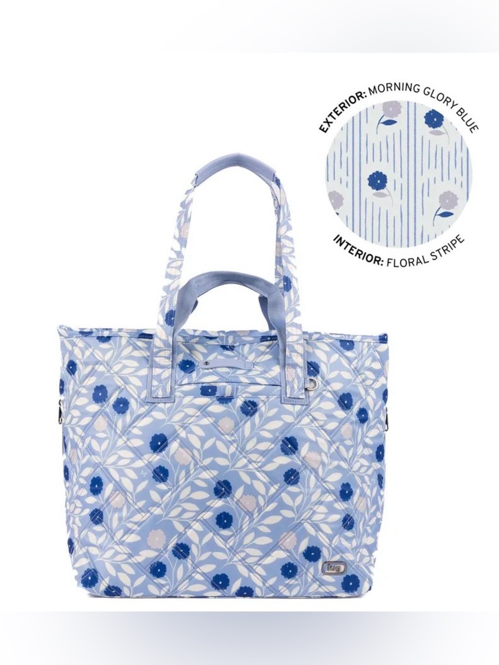 Lug Expandable Carry-All Tote Bag-Ferry SE XL Morning Glory Blue